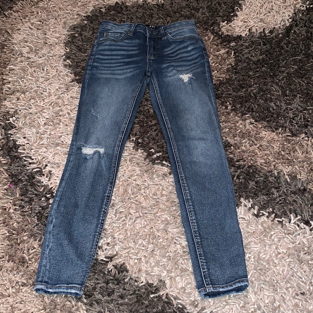 Kut from the kloth Donna Ankle Skinny Jeans Size 0 inseam 26 1/2 good cond